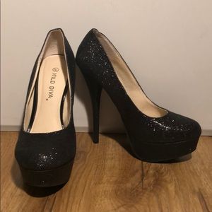 Glitter High Heels